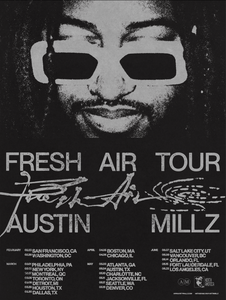 Austin Millz - Fresh Air Tour Poster (Signed)